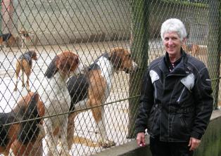 Jo besides dogs at Cheverny.jpg